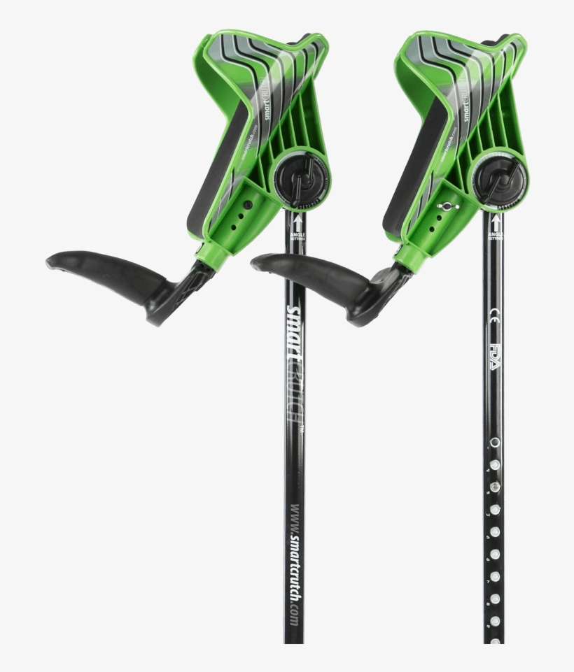 Green Crutches From Smartcrutch - Smart Crutches Purple, transparent png download