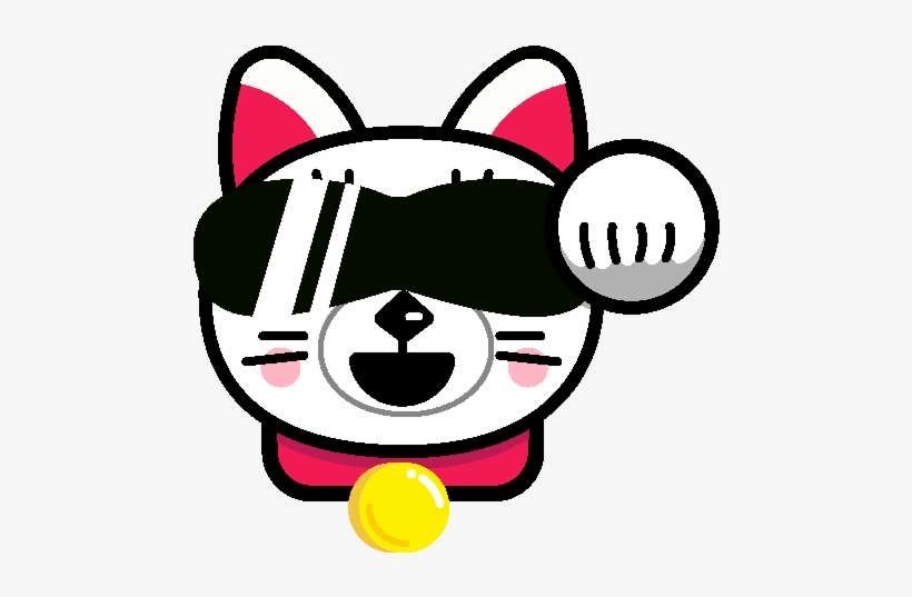 Cool Cat Maneki Neko Emoji PNG Image Transparent PNG Free Download on SeekPNG