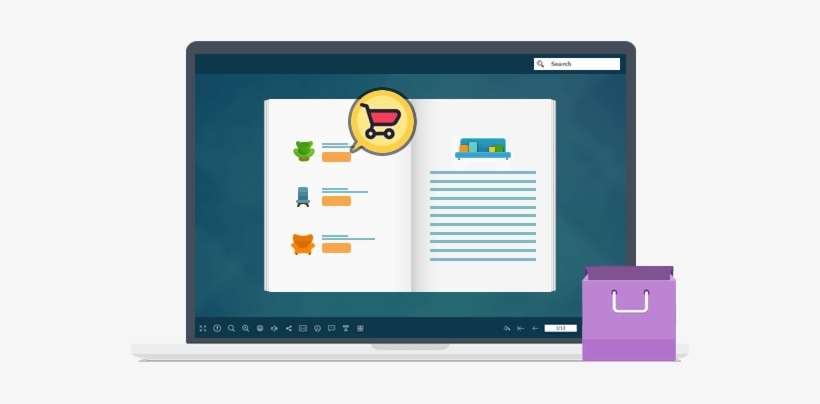 Sell Products Online With Shopping Catalog - Online Catalog Icon, transparent png download
