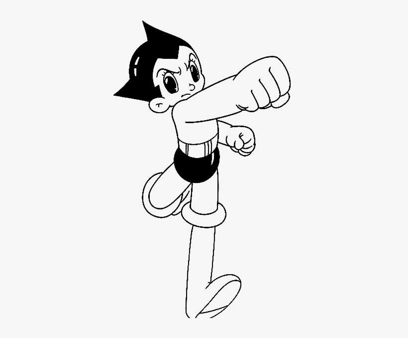 Astro Boy Colorea Dibujos 5 - Astro Boy, transparent png download