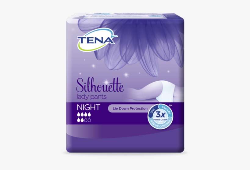 Tena Silhouette Lady Pants Night - Tena Lady Pants Night Large, transparent png download