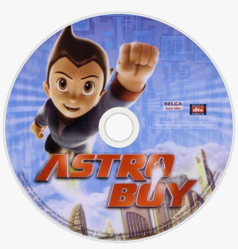 Astro Boy Dvd Disc Image - Astro Boy, transparent png download