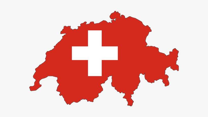Flag Maps Of Western Europe Switzerland - Switzerland Flag, transparent png download