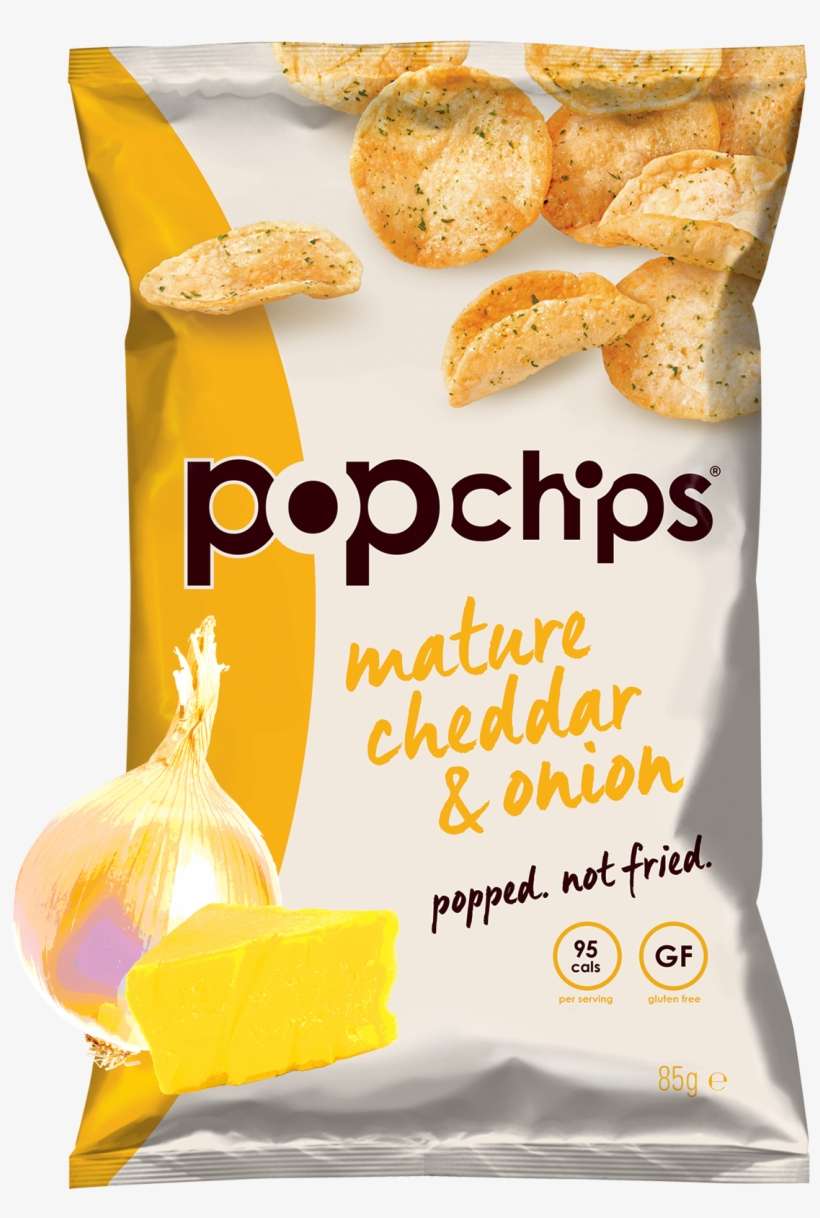 Buy Now On Ocado - Popchips Sea Salt & Vinegar Popped Potato Crisps, transparent png download