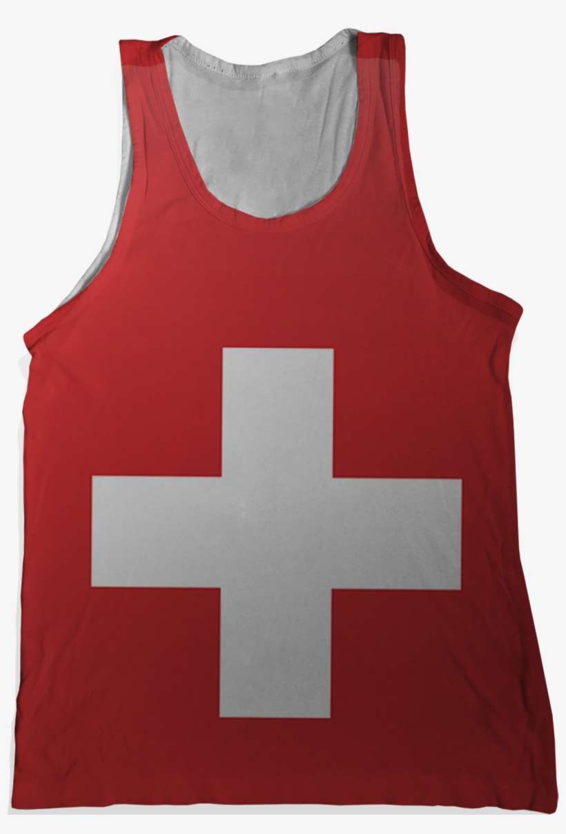 Switzerland Flag Tank Top - Flag, transparent png download
