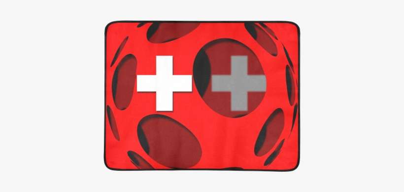 The Flag Of Switzerland Beach Mat - Switzerland, transparent png download