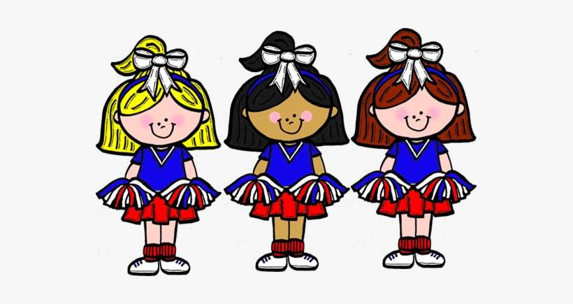 Cheerleaders - Cheerleaders Clipart Free, transparent png download