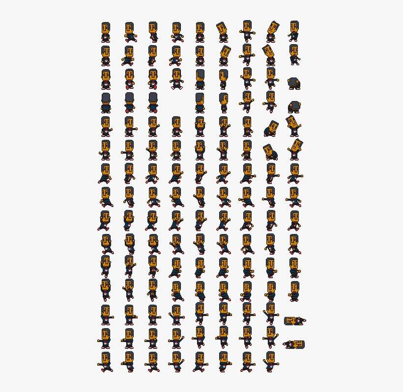 Christmas Sweater Abed - Ra's Al Ghul Sprite Sheet, transparent png download
