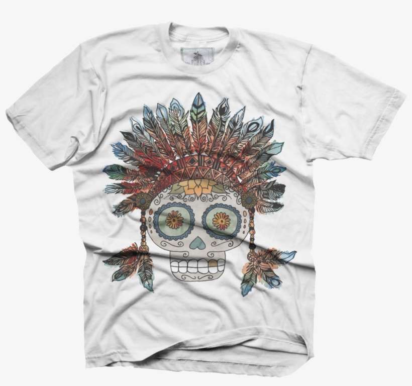 Dia De Los Muertos Skull - Long Live Long Haired Boys, transparent png download