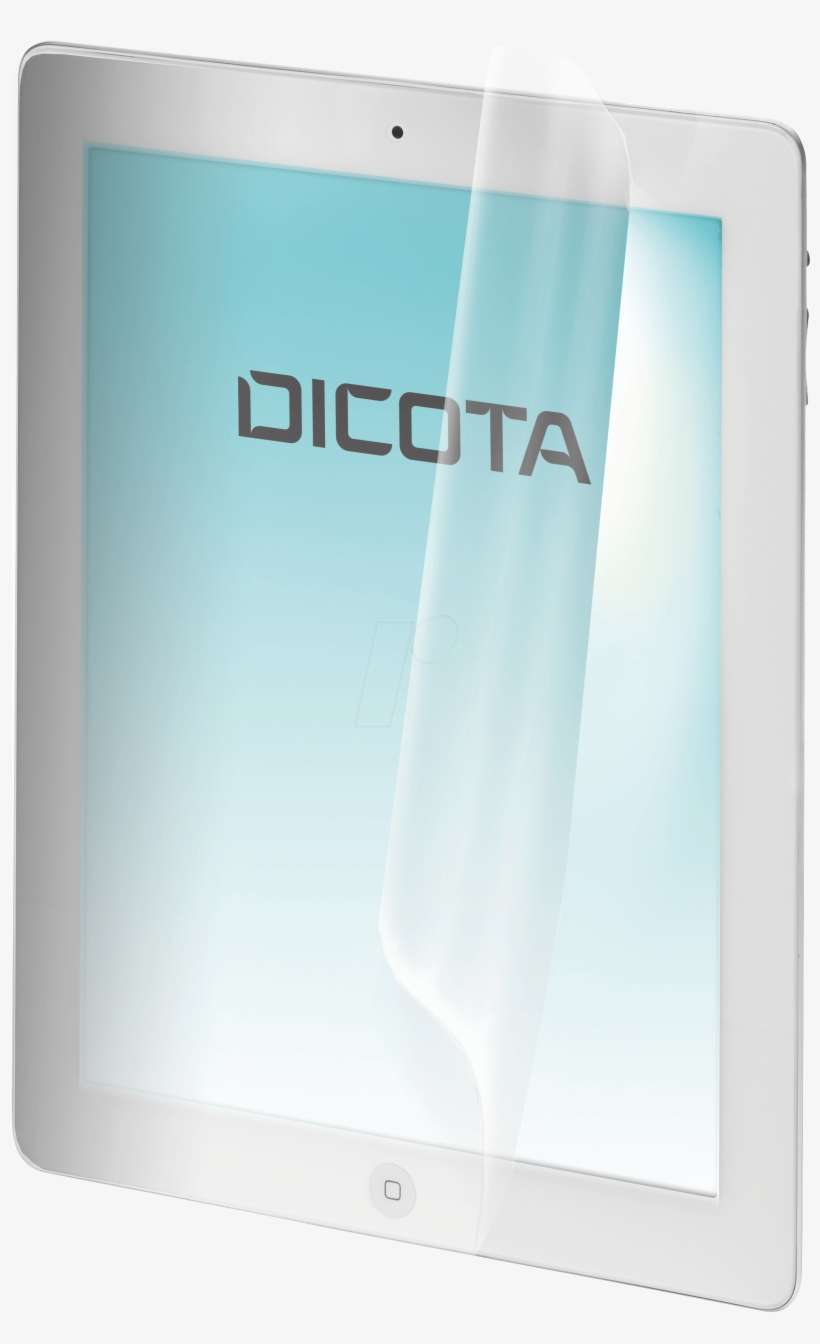 Screen Protector, Anti-glare For Ipad Air Dicota D30898 - Anti-glare Retina Hd Screen Protector, transparent png download