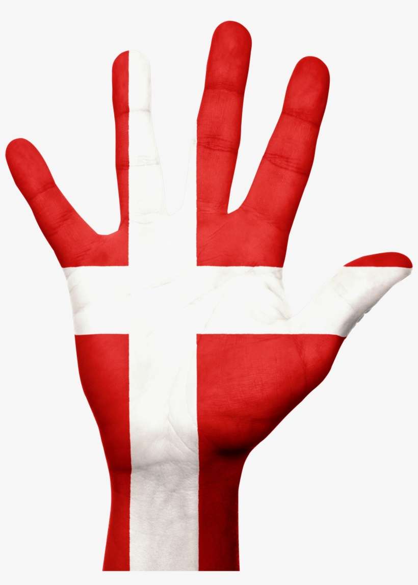 Denmark Flag Hand National Fingers 673482 - Say No Hand, transparent png download
