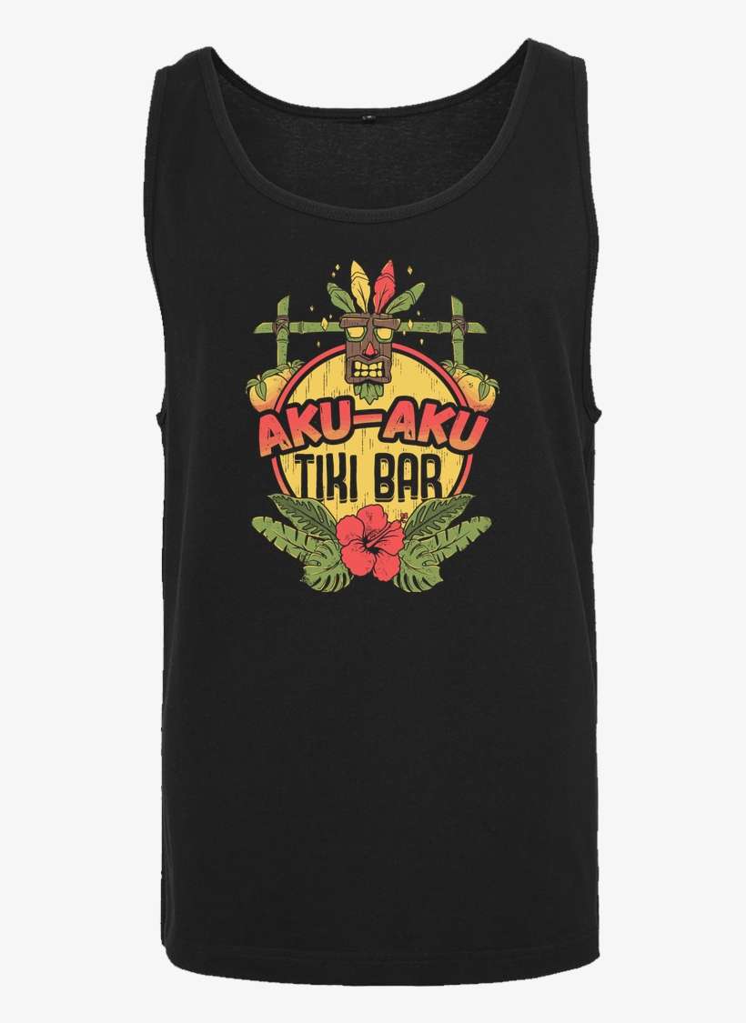 Ilustrata Aku Aku Tiki Bar T Shirt Tanktop Men Black, transparent png download