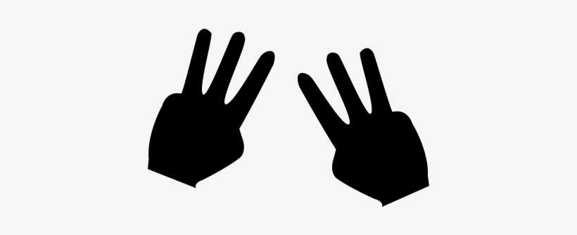 Number Six With Six Fingers Vector - Number Six On Fingers, transparent png download