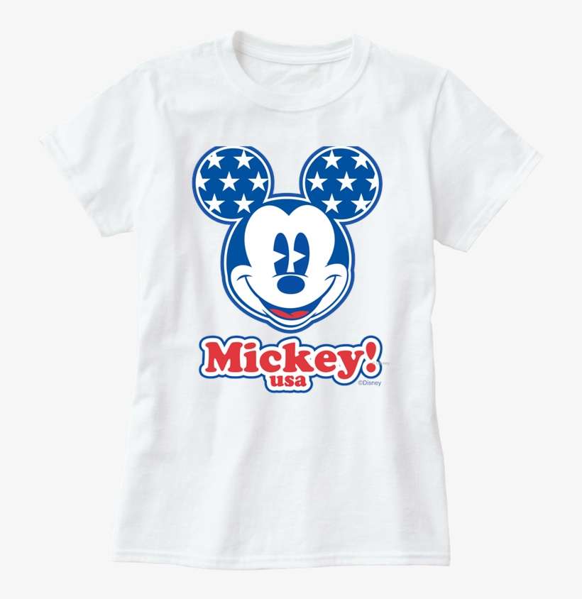 Disney Mickey Mouse Star Ears On Women's American Apparel - Run Jump Throw Repeat, transparent png download