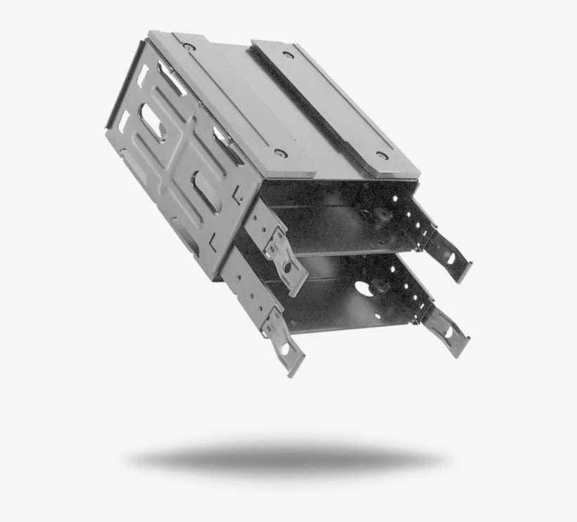 Deep Silence Hdd Cage - Deep Silence Hdd Festplattenkäfig - 2-fach, Wechselrahmen, transparent png download