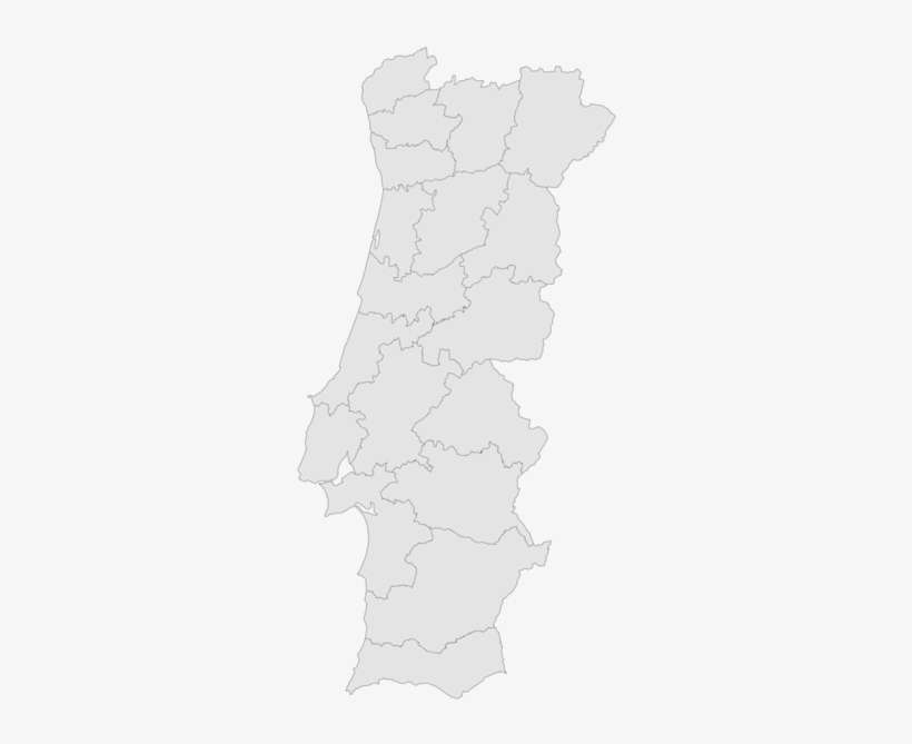 Mapa De Portugal - Portugal Silhueta, transparent png download