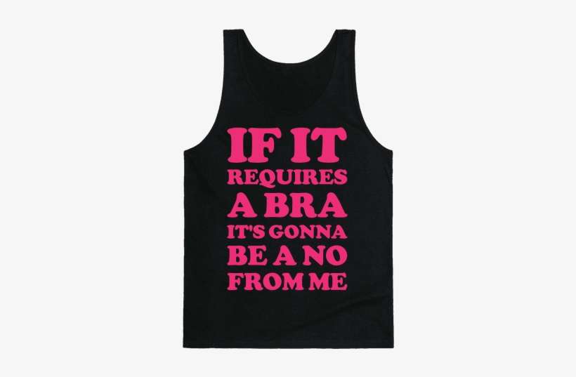 If It Requires A Bra Tank Top - Star Spangled Hammered Tank Top, transparent png download