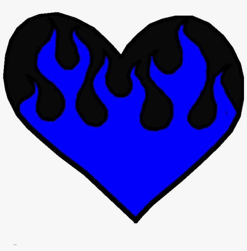 Flaming Heart - Heart, transparent png download