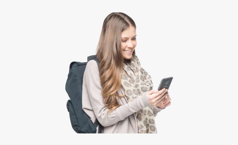 Person Phone Png, transparent png download