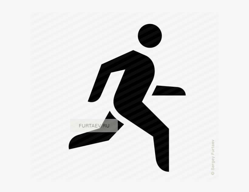 Vector Icon Of Running Male Person - Free Wifi In Restaurant, transparent png download