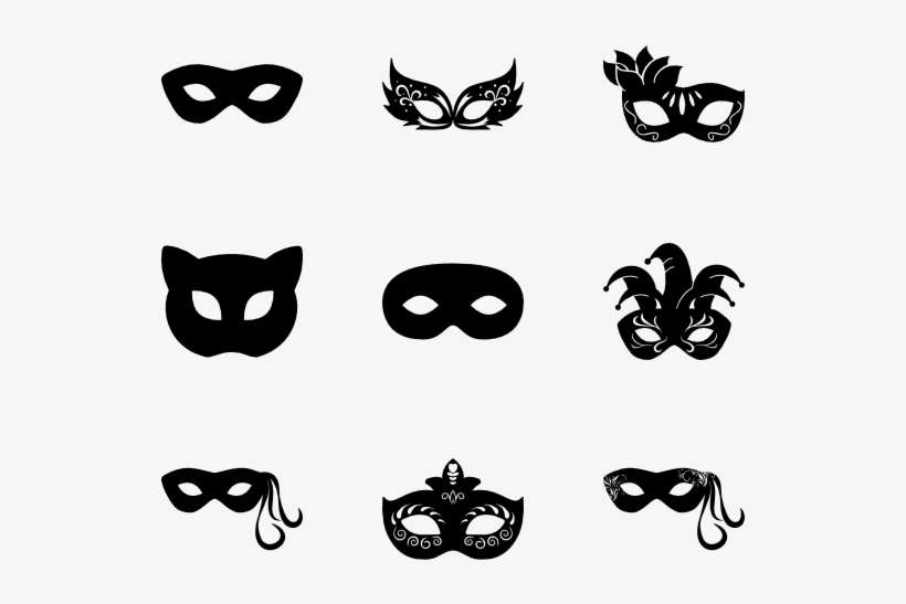 Carnival Masks - Clip Art, transparent png download