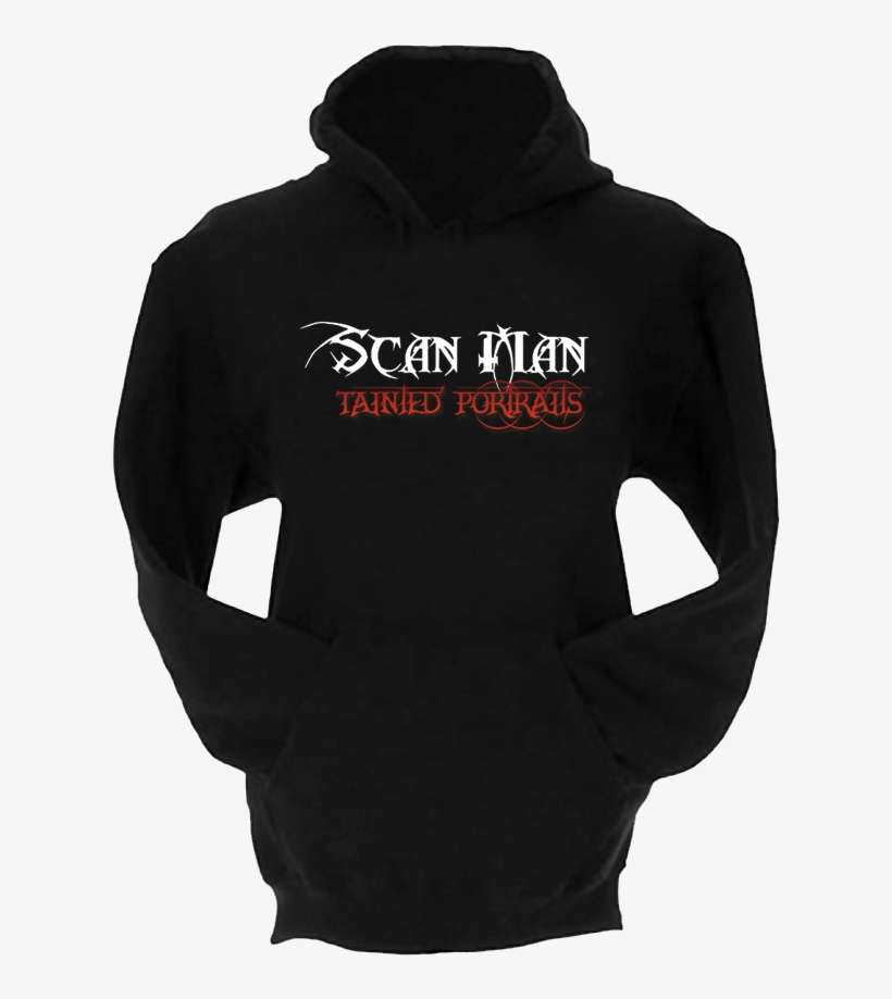 Scan Man Tainted Portraits Hooded Sweatshirt - Sport Tv, transparent png download