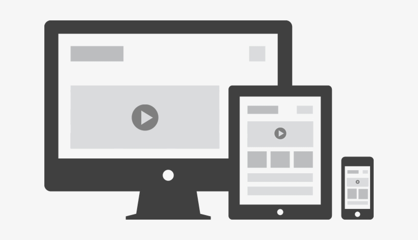 Responsive Video Embed Youtube Vimeo - Responsive Web Design, transparent png download