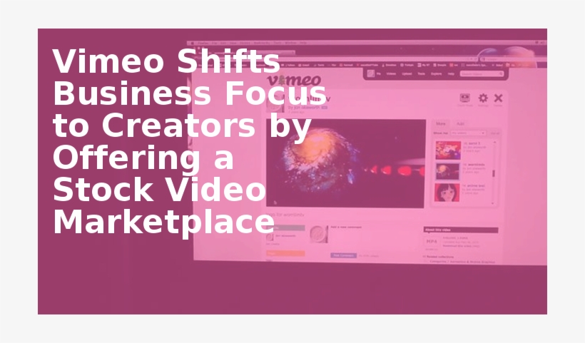 Vimeo Shifts Business Focus To Creators By Offering - Market Basket, transparent png download