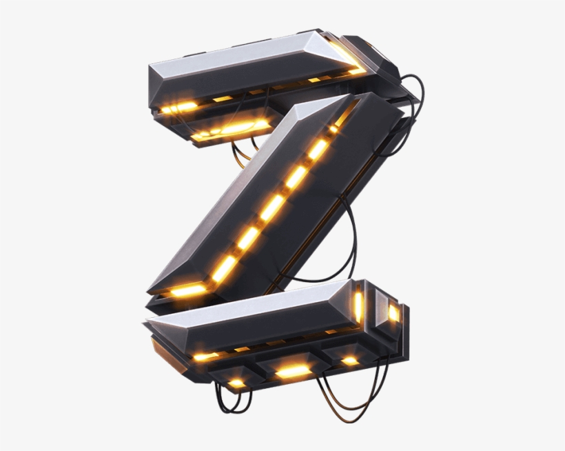 Glowing Futuristic Typeface - Light, transparent png download