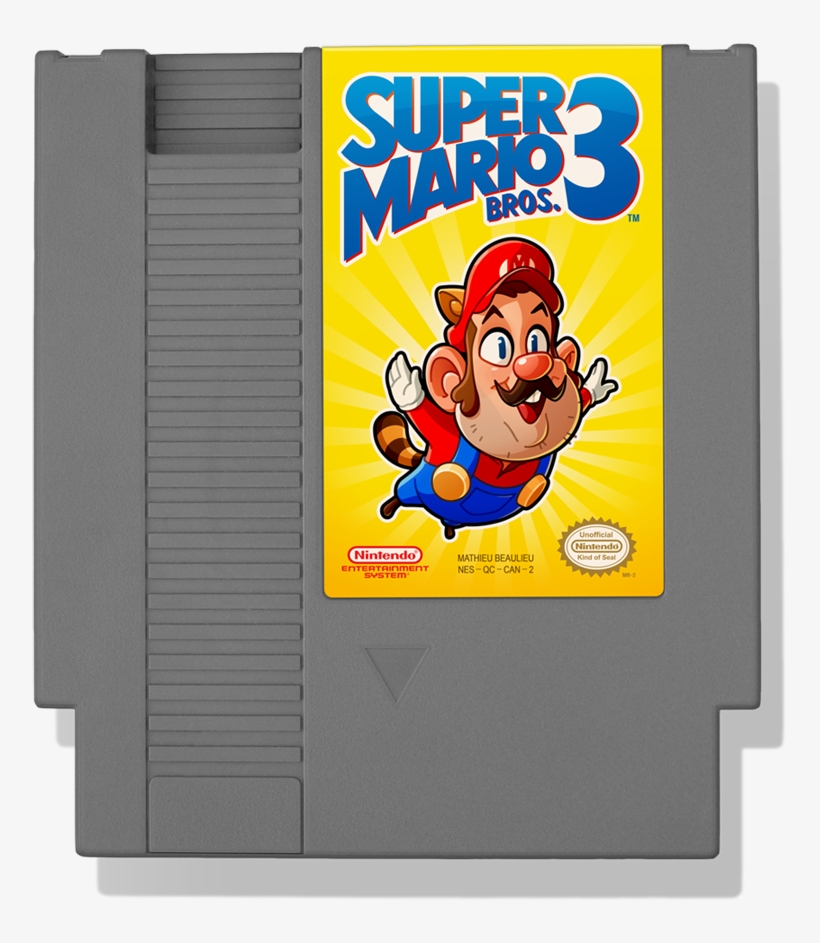 Nintendo Entertainment System Cartridge Tribute - Super Mario Bros 3 Cartridge Png, transparent png download