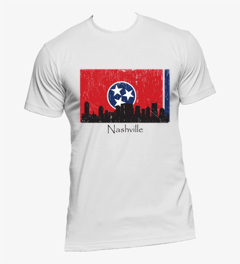 Nashville Skyline Men's Short Sleeve T-shirt - Love Hockey, transparent png download