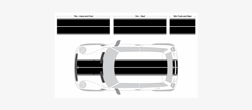 Mini Cooper Rally Stripes - Mini Cooper Stripes, transparent png download