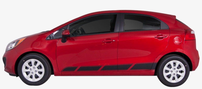 2011-2015 Kia Rio Strobe Vinyl Racing Vinyl Graphic - 2013 Kia, transparent png download