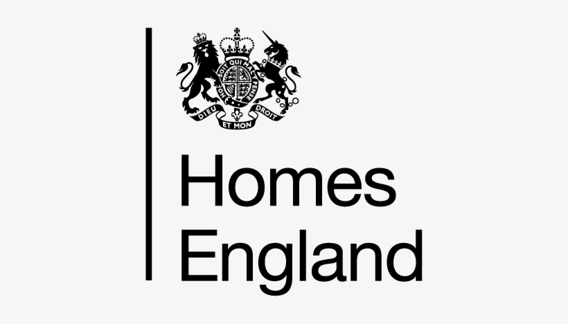 Detailed Artwork Black Png - Homes England Logo, transparent png download