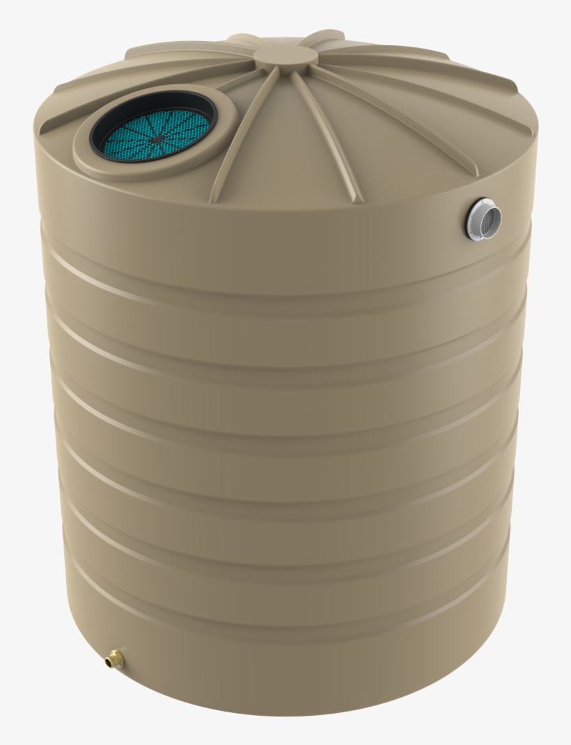 3,250 Litre Tall Rainwater Tank - Plastic, transparent png download