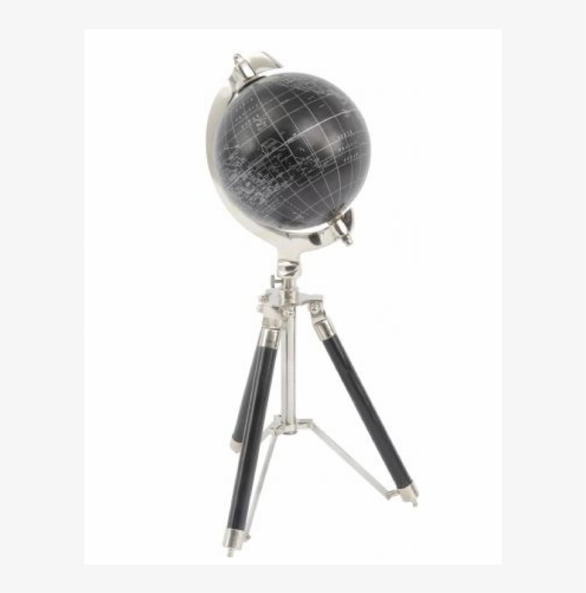 Artisanti Vasco Noir Black Globe On Tripod Stand, transparent png download