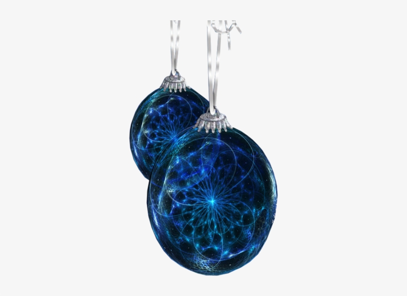 Blue Ornament - Earrings, transparent png download