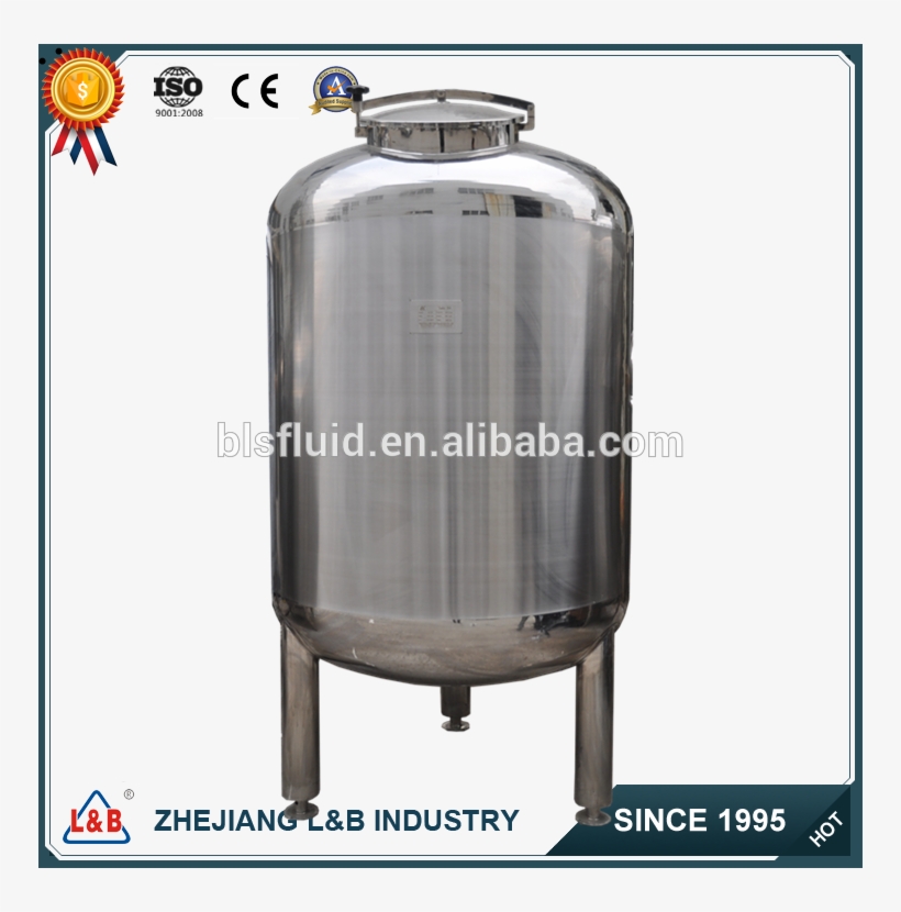 Mirror Finished Stainless Steel Cylinder Water Storage - Lotion Mixer, transparent png download