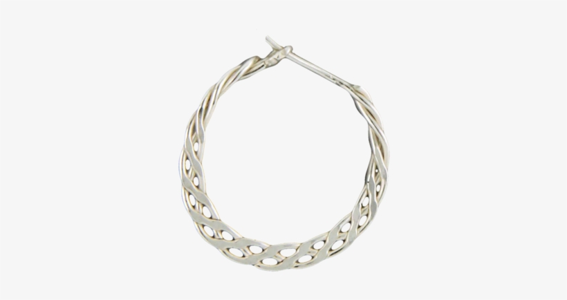 Mini Braided Hoop Earring 16mm - Braided Hoop Earring, transparent png download