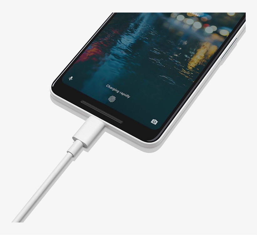 The Google Pixel 2 Battery Charges Quickly - Google Pixel 2 64gb - Blue, transparent png download