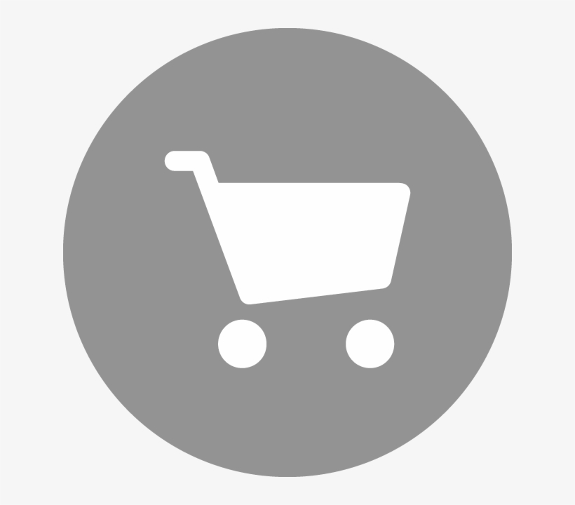 Don't Shop Hungry - Twitter Icon Round Grey, transparent png download