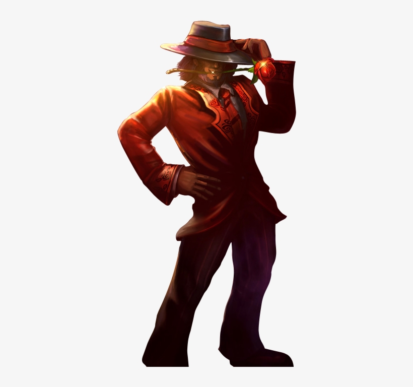 Tango Twisted Fate Splashart Png Image - Twisted Fate Tango, transparent png download