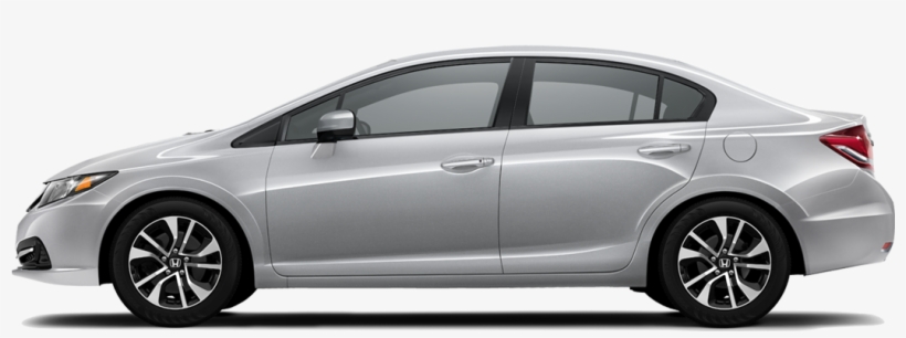 2015 Honda Civic - Silver 2008 Hyundai Elantra, transparent png download