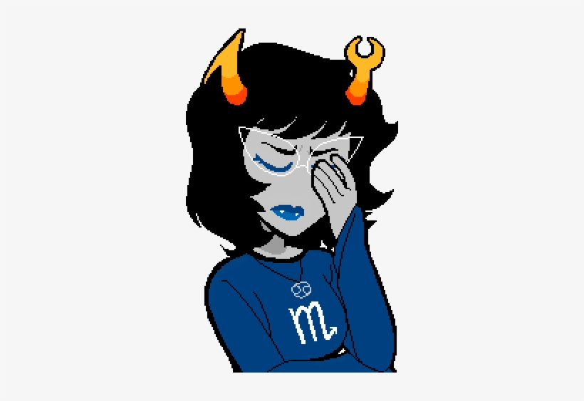 Aranea Is Disappoint - Homestuck Karkat Gif Icons, transparent png download