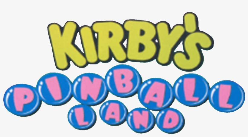 Kirby's Pinball Land - Kirby's Pinball Land Logo, transparent png download