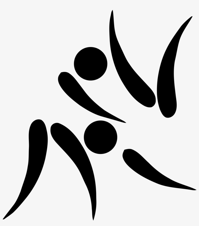 Datei - Judo Pictogram - Svg - Judo Pictogram, transparent png download