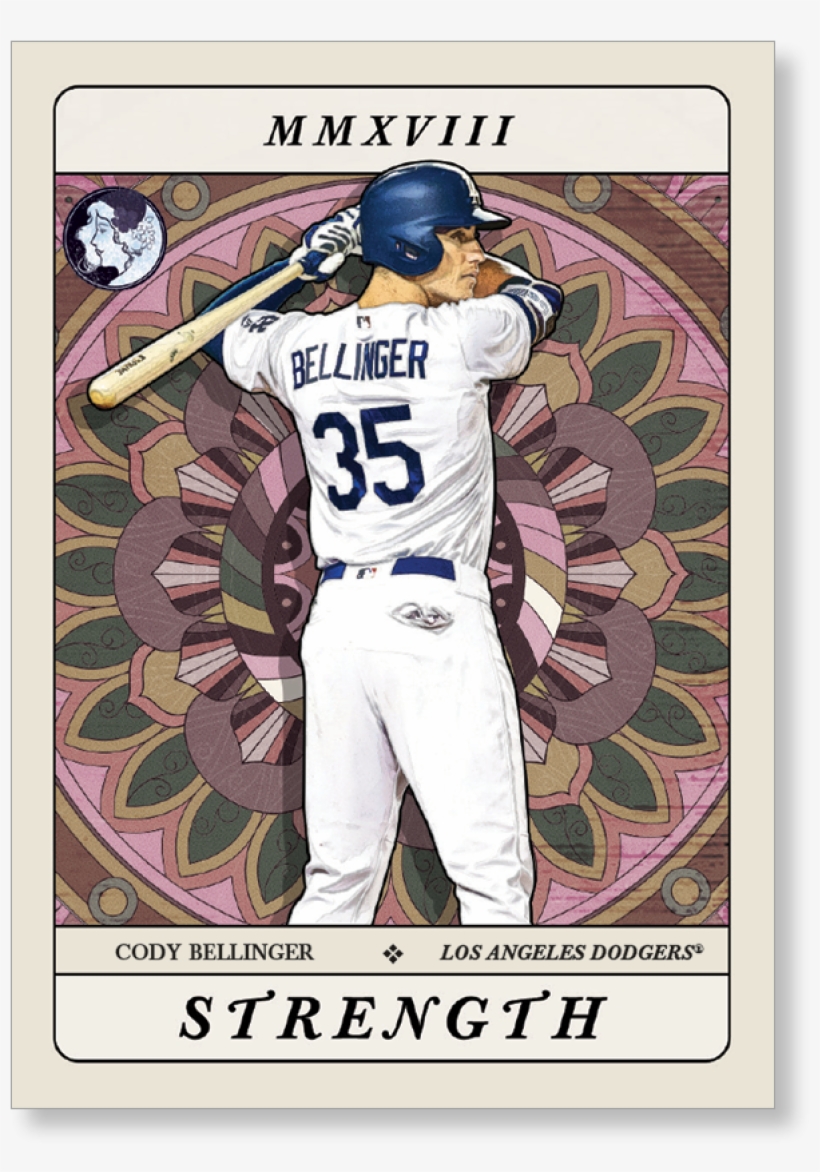 Cody Bellinger 2018 Topps Gypsy Queen Baseball Tarot - Cody Bellinger, transparent png download