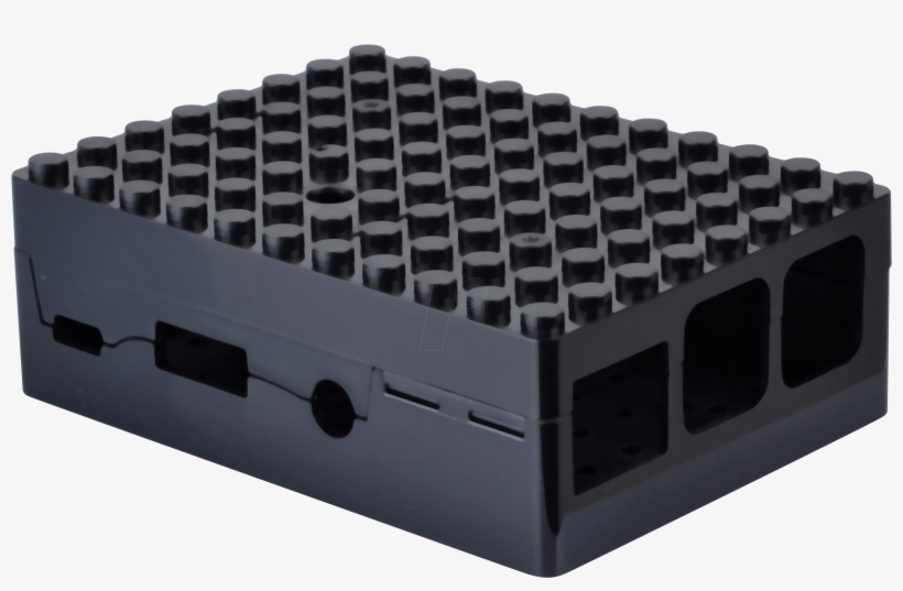 Case Raspberry Pi B , 2 & 3, Black Multicomp Cbpiblox-blk - Raspberry Pi 3 B+ Case, transparent png download
