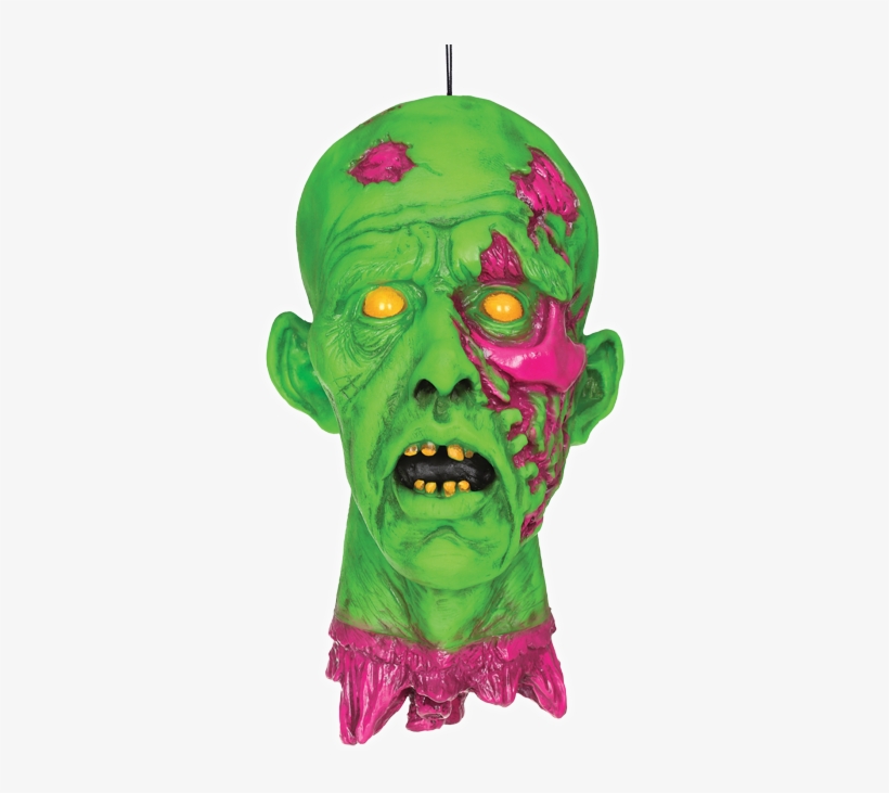 Neon Cut Off Corpse Head - Plastic Arts, transparent png download