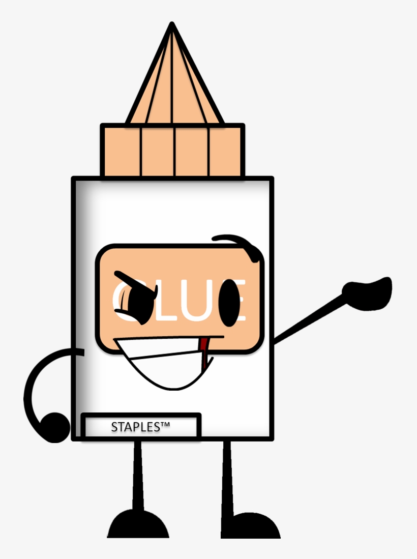 Glue's Pose For Wix - Bfdi Glue, transparent png download